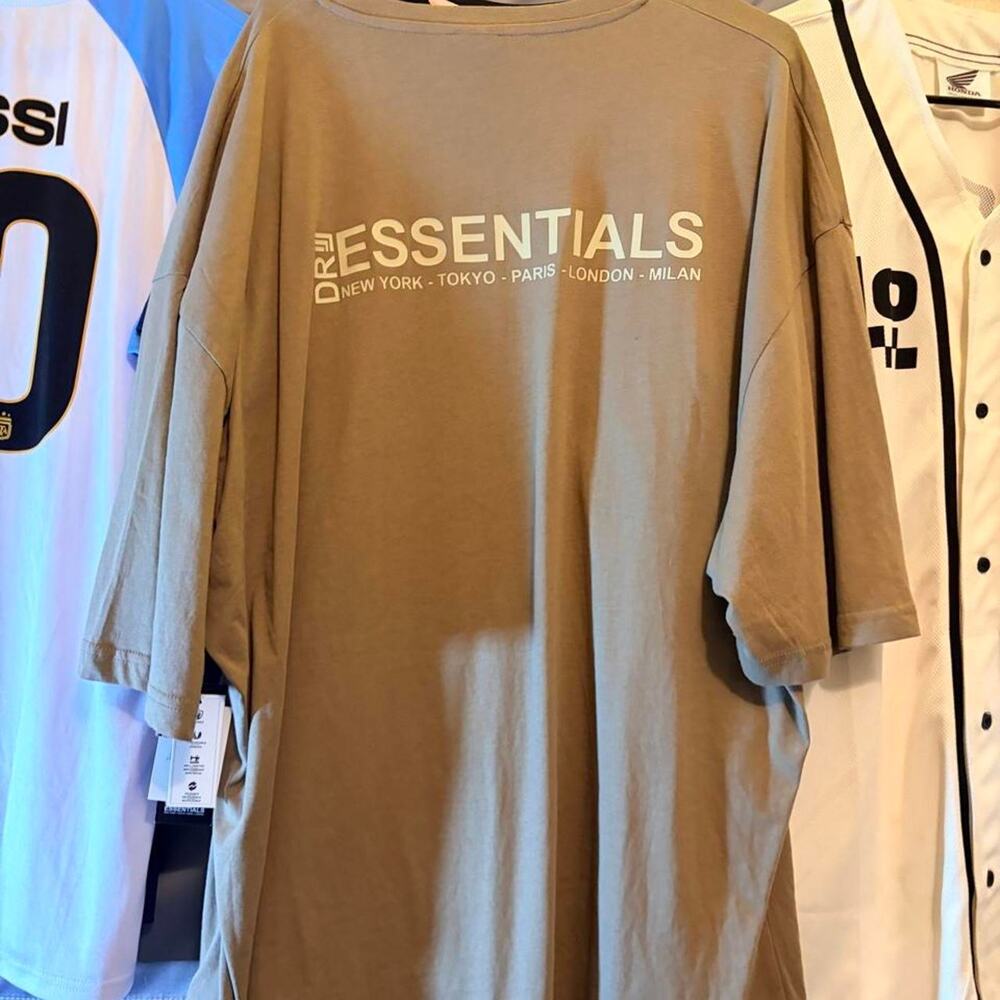 Dr js essentials tan t shirt